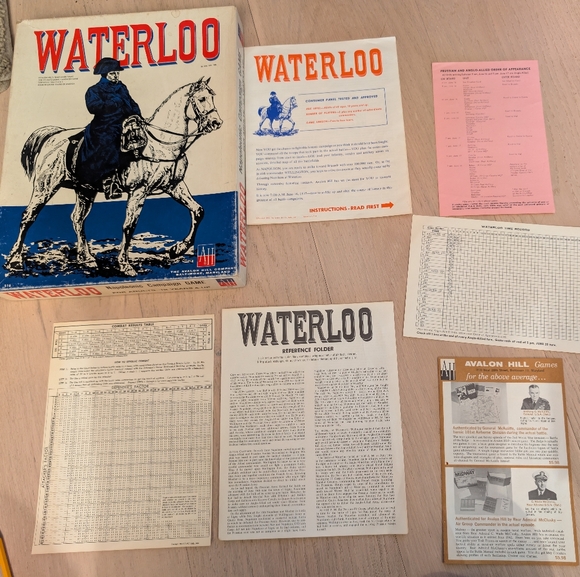 Waterloo Board Game Set - Picture 1 of 4